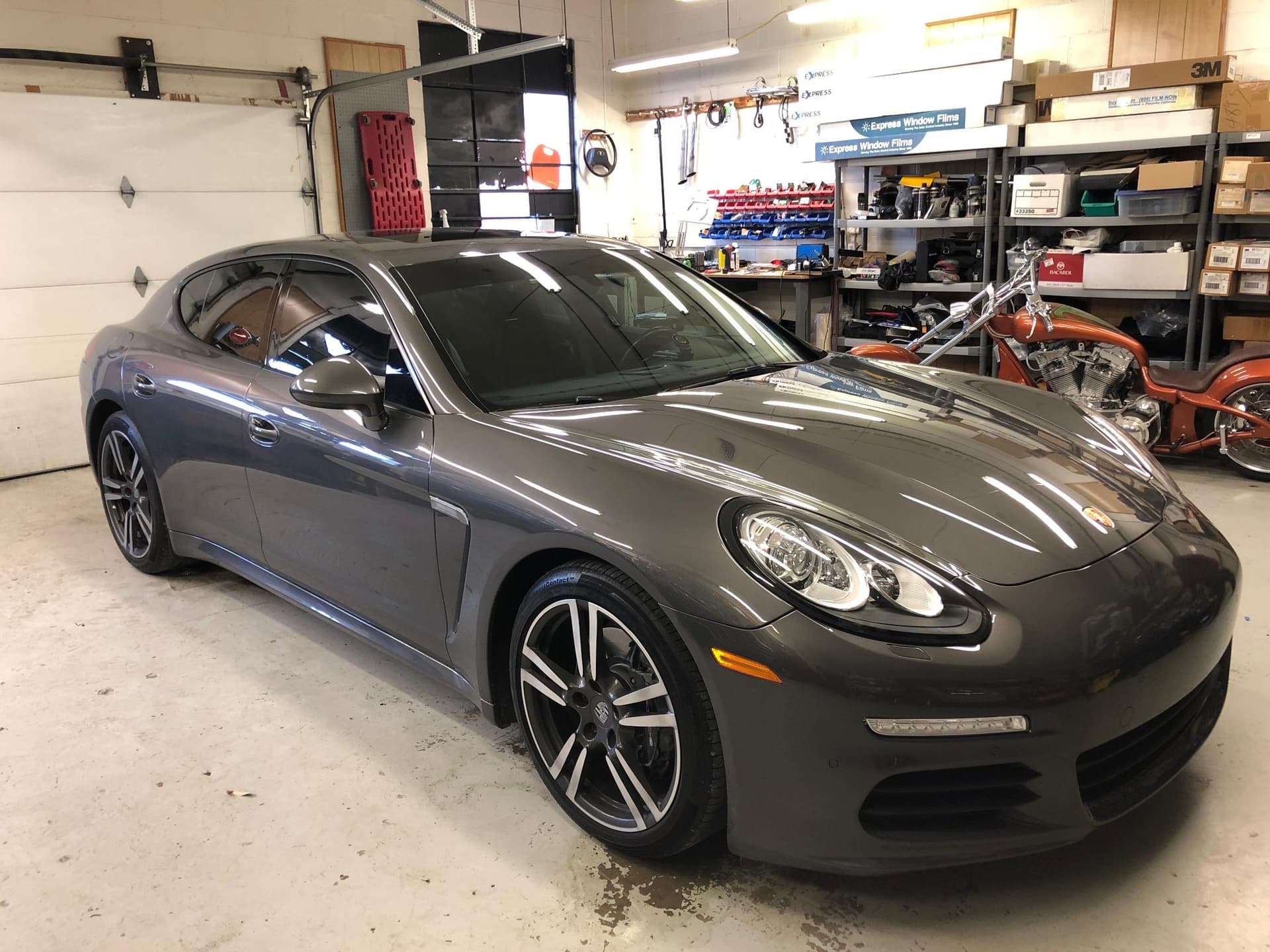 Porsche Panamera with professional window tint